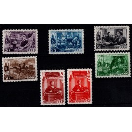 1949 Sovjetunionen - AFA 1334-40 - Postfrisk